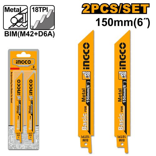 SET 2 HOJAS PARA MADERA  INGCO SSB922EF