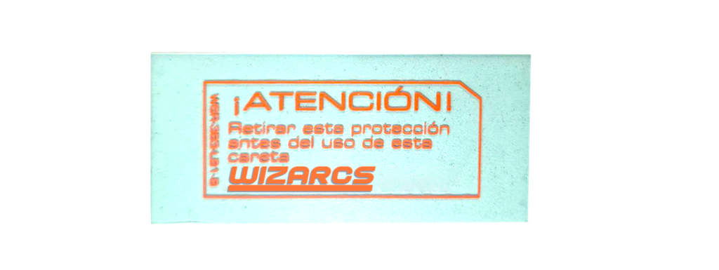PROTECTOR INTERIOR PANTALLA SOLDAR WIZARCS 385 ORANGE/HYPER