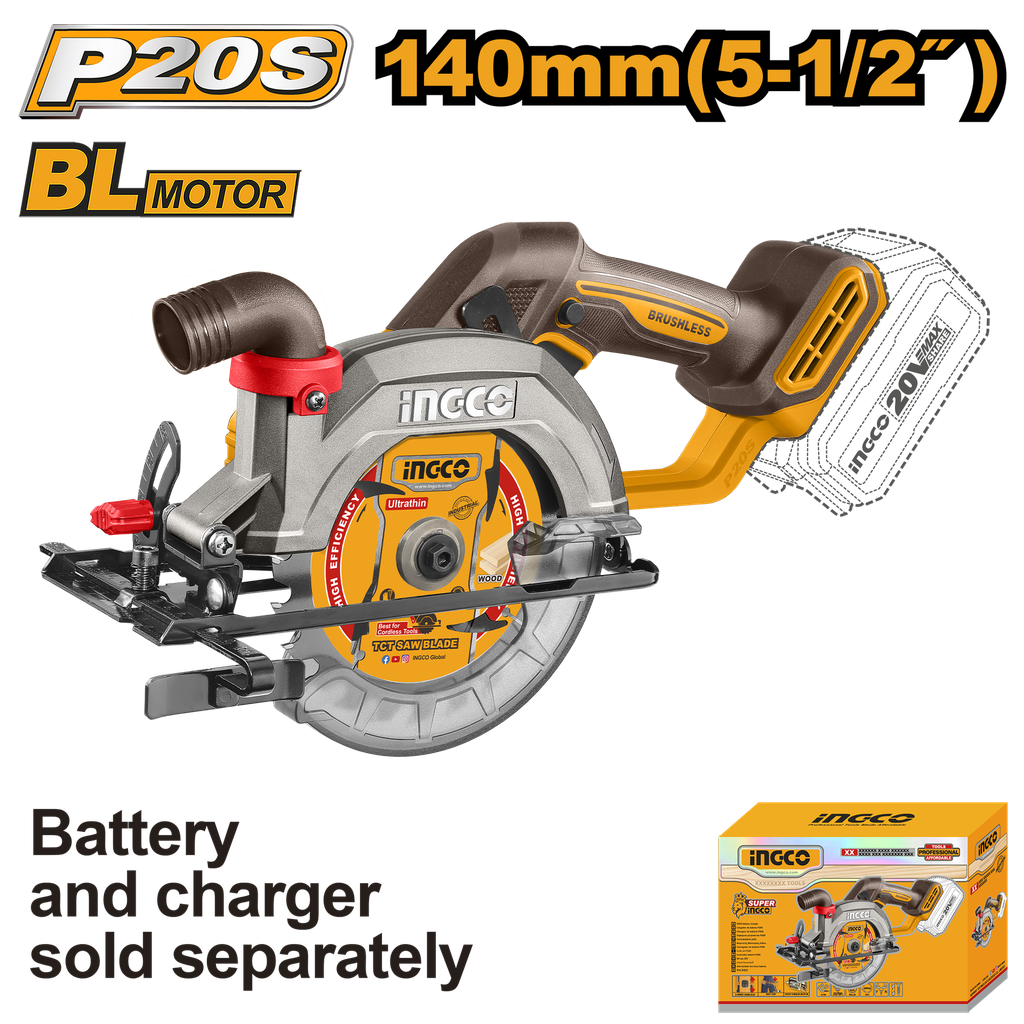 SIERRA CIRCULAR 20V (140mm)