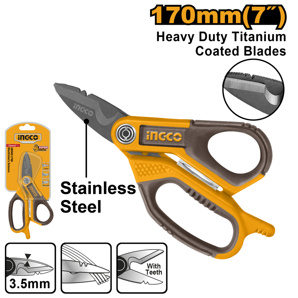 TIJERA ELECTRICISTA 170mm