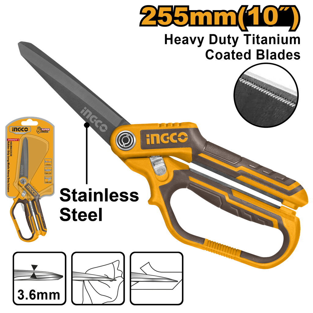 TIJERA HOJA LARGA 255mm