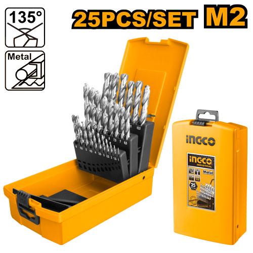 JUEGO 25 BROCAS HSS PARA METAL 1-13 mm