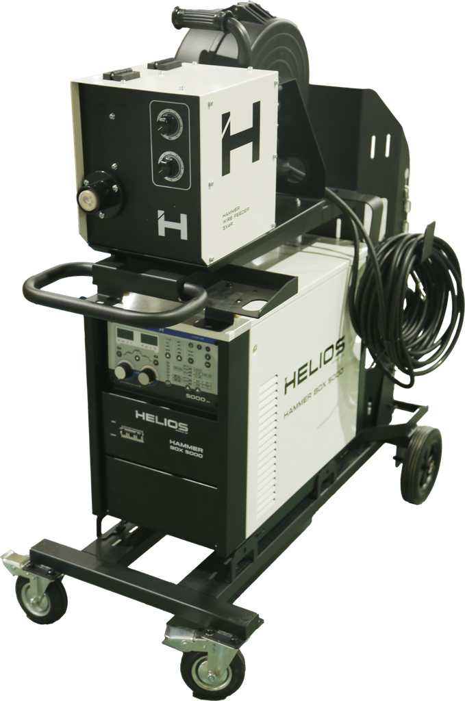 SOLDADOR HELIOS HAMMER BOX 5000 4X MMA/TIG /MIG-MAG PULSADO