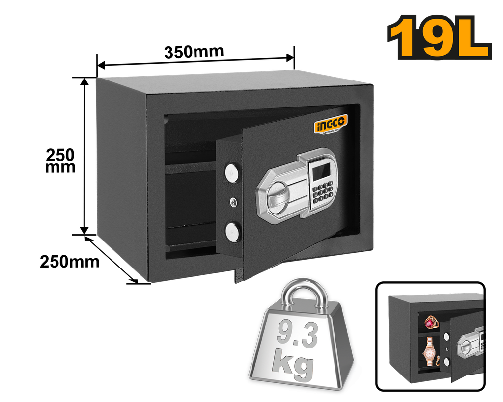 CAJA FUERTE ELECTRONICA 19L