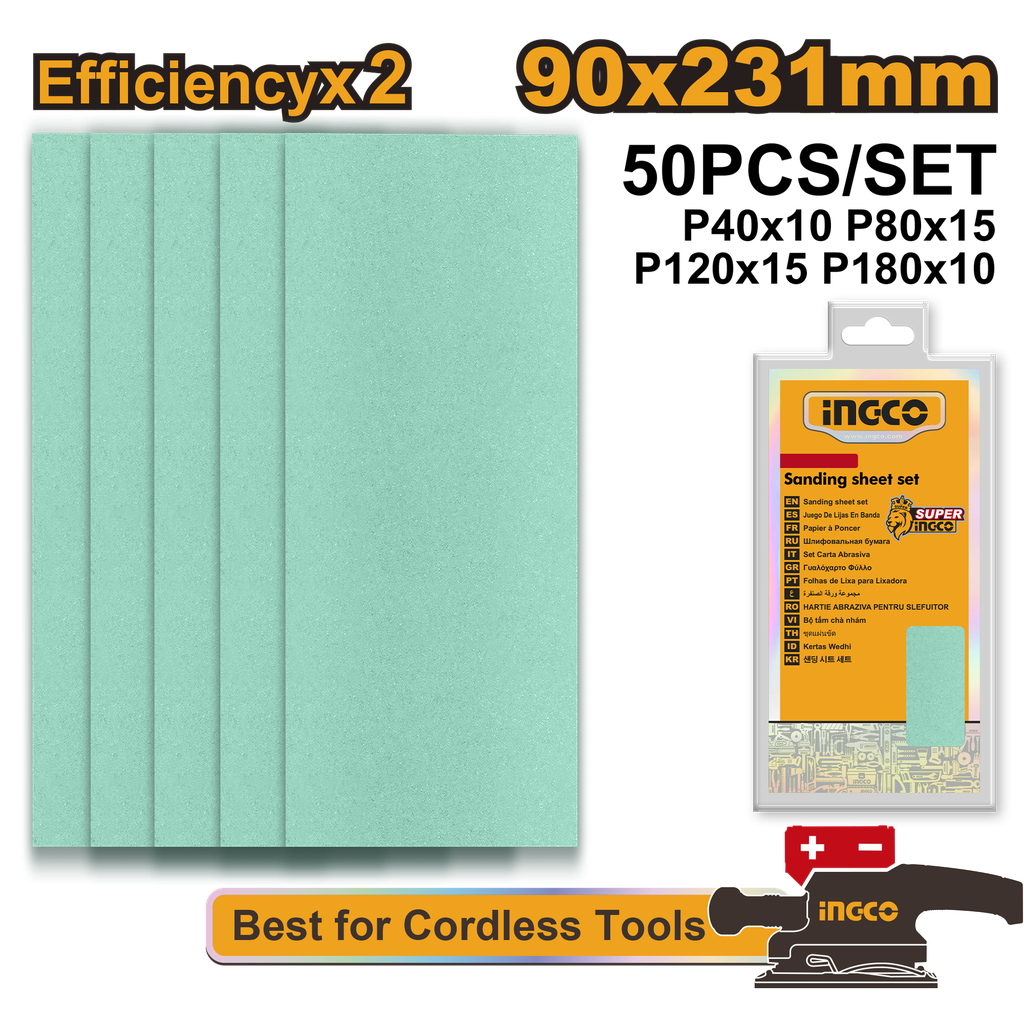 50 UN LIJAS 90X231 PARA LIJADORA CFSLI2031