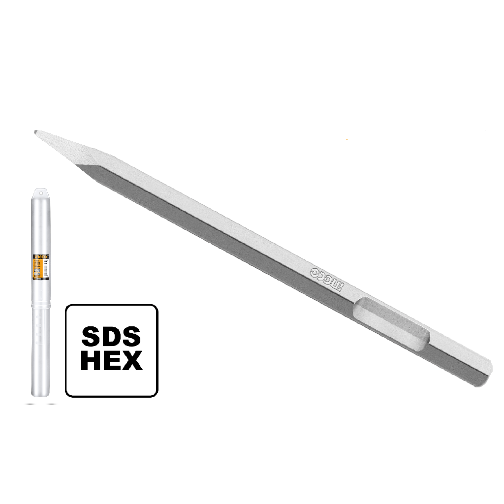 PUNTERO HEXAGONAL 28MM INGCO DBC04352011