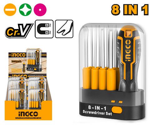 JGO DESTORNILLADORES 9 PIEZAS