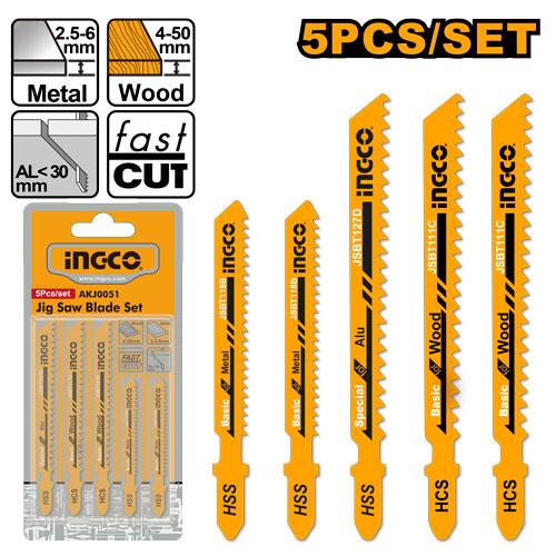 BLISTER 5 SIERRAS DE CALAR SURTIDAS INGCO AKJ0051