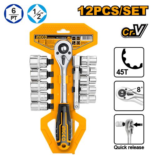 JGO 12  LLAVES  VASOS 12 PCS 1/2 "