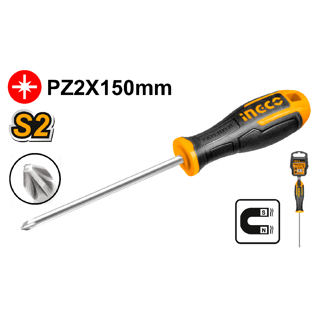 DESTORNILLADOR PROZIDIV PZ2*150mm