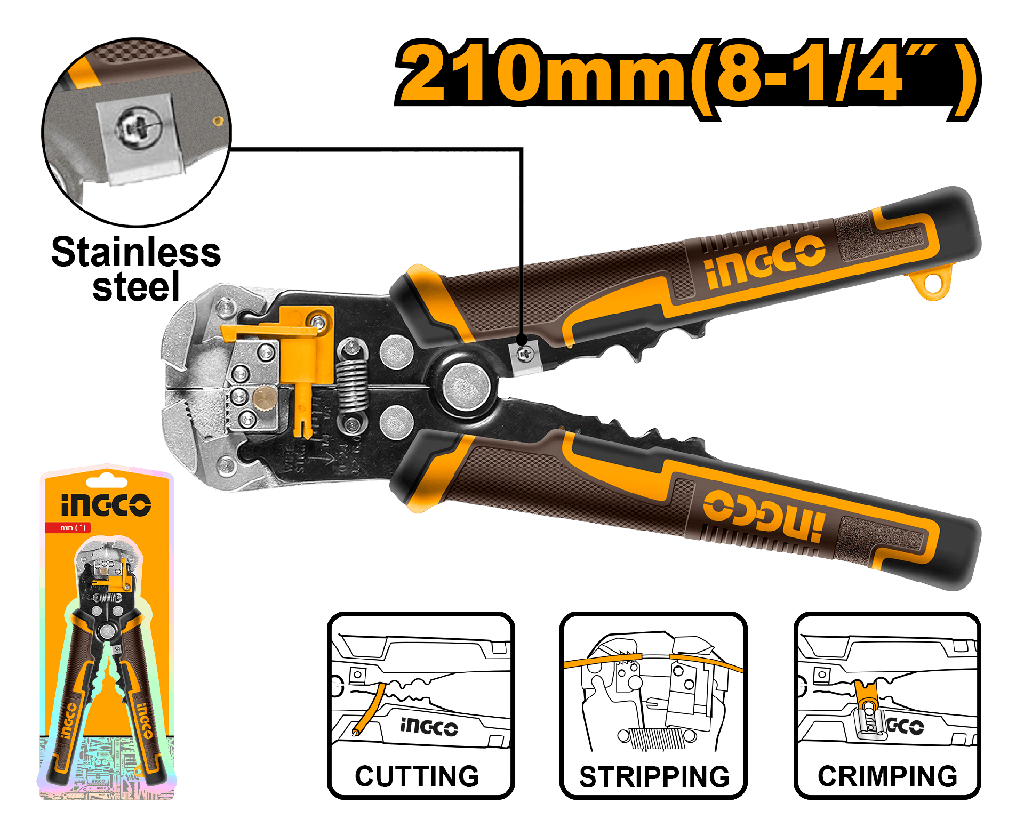 ALICATE PELACABLES 3 EN 1