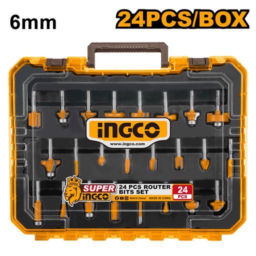 [AKRT24062] [1277] SET DE 24 BROCAS PARA FRESADORA INGCO AKRT24062