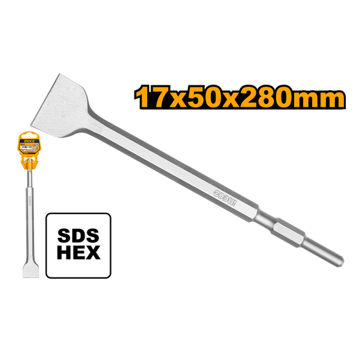 [DBC0522802] [1258] CINCEL PALA ANCHA 50 mm SDS HEX (17X80X50mm)