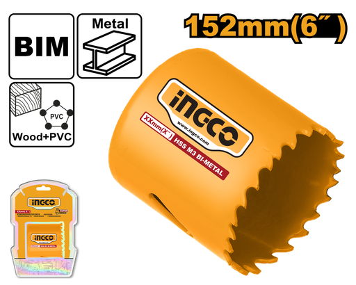 [HSB101521] [1276] CORONA BIMETAL 152 MM INGCO HSB101521