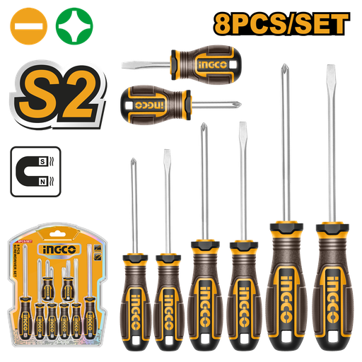 [HKSDS0828] [1443] JUEGO 8  DESTORNILLADORES