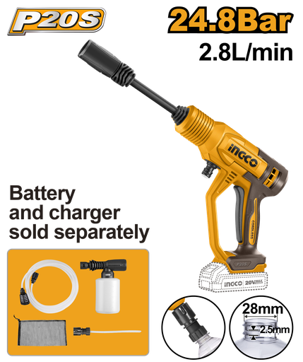 [CPWLI2036] [1363] LIMPIADORA PRESION 20V CPWLI2036