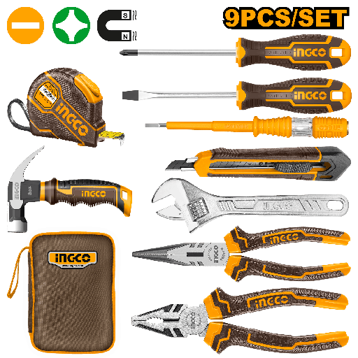 [HKTH20809] [1367] JUEGO 9 HERRAMIENTAS MANUALES