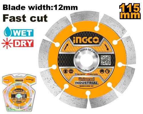 [DMD011152] [0197] DISCO UNIV. SEGMENTADO 115 MM INGCO INGCO DMD011152