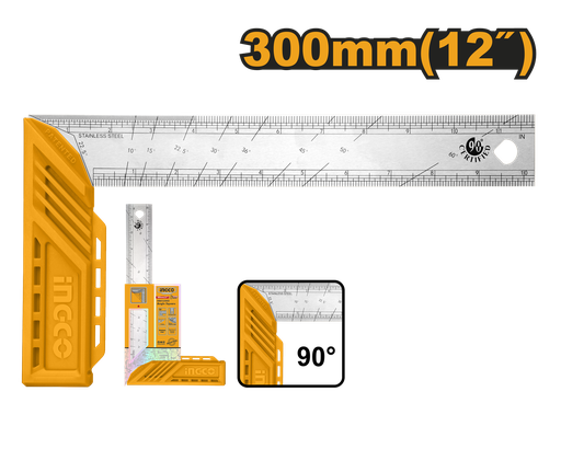 [HAS123002] [0487] ESCUADRA INOXIDABLE INGCO  HAS123002