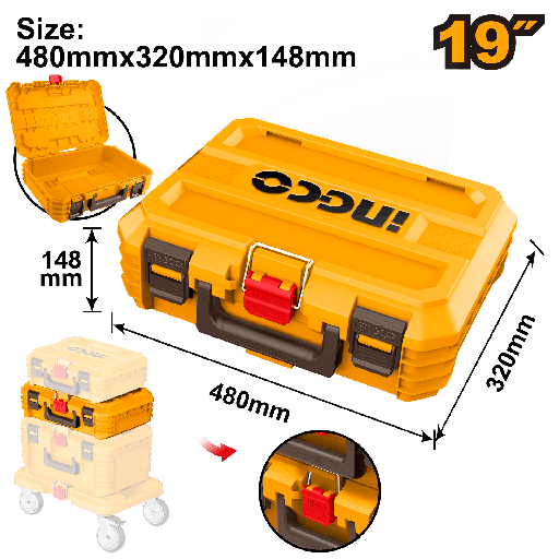 [PBXS102] [1379] CAJA HERRAMIENTAS APILABLE 19"