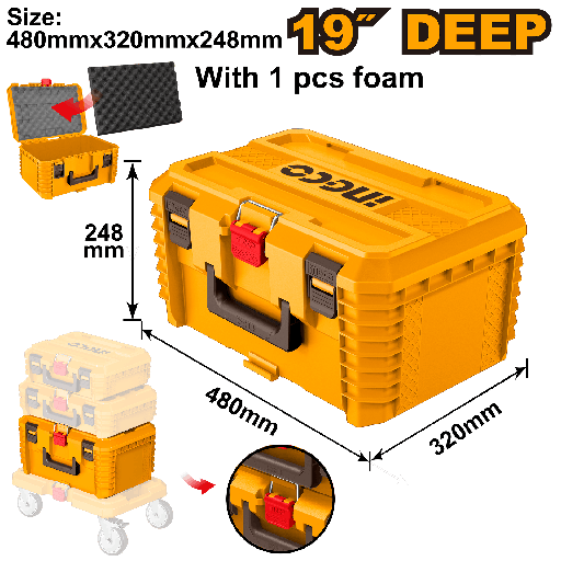 [PBXS103] [1444] MALETA HERRAMIENTAS APILABLE 19"