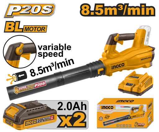 [CABLI20428E] [1409] SOPLADOR 20V 8,5 m³/min