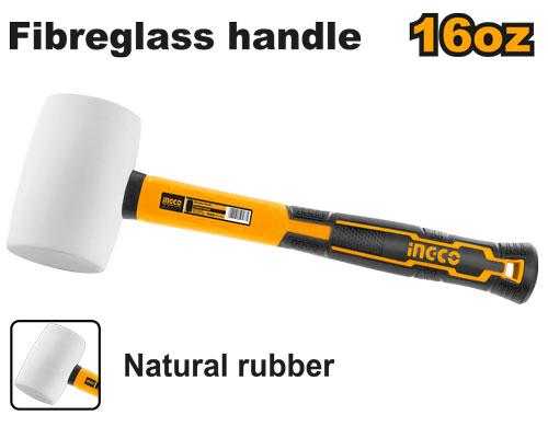 [HRUH8916] [0587] MAZA DE GOMA BLANCA 450 g