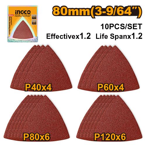 [AKTS080201] [0773] BLISTER 20 LIJAS   INGCO AKTS080201