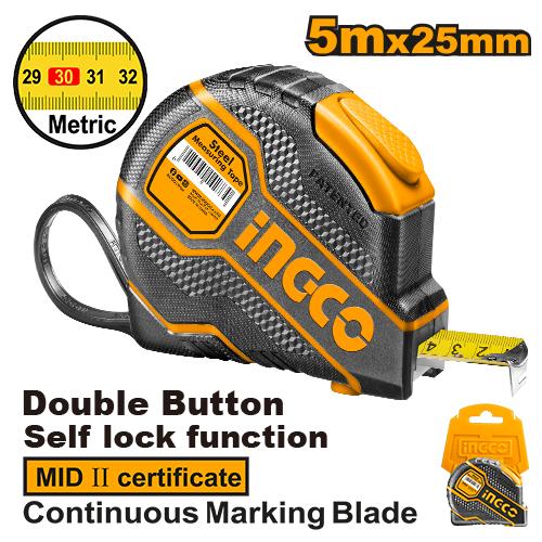 [HSMT08051E] [0335] FLEXOMETRO PRO 5 MTS X 25 MM INGCO HSMT08051E