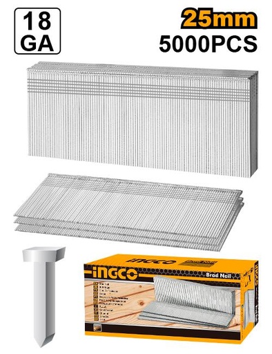 [ANA18251] [0574] CLAVO BRAD 25 mm  INGCO ANA18251